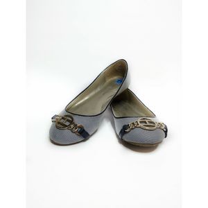 TOMMY HILFIGER Flats  Navy Blue Stripe Women's 7.5